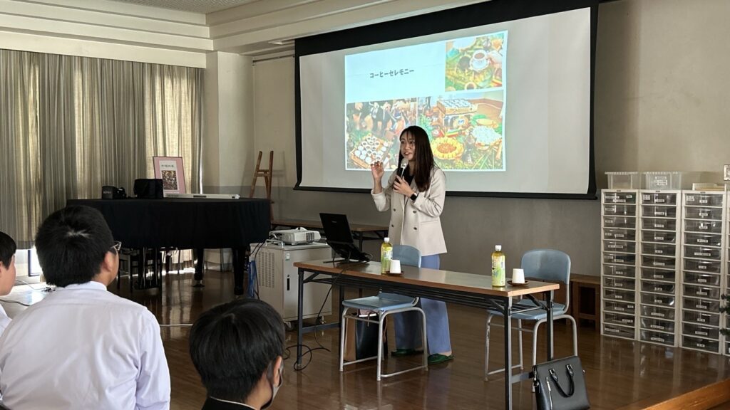 四日市市立富洲原中学校にて講演会を行いました